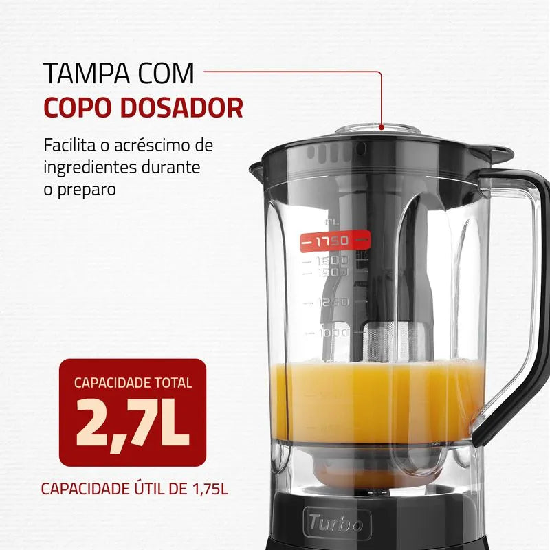 Liquidificador Mondial Turbo L-900-FB