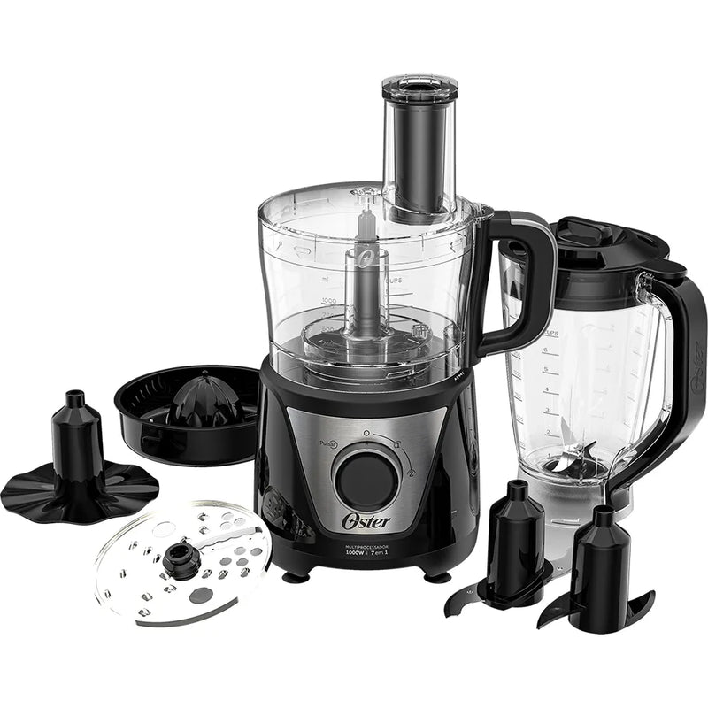 Multiprocessador de Alimentos Black 7 em 1 Oster