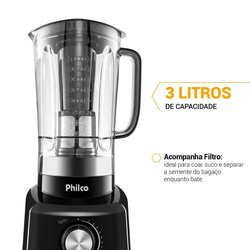 Liquidificador Philco PH900 Preto 1200W