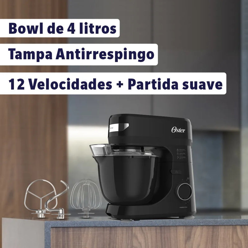 Batedeira Planetária Oster Black III