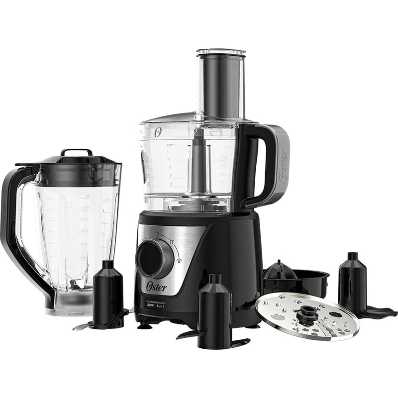 Multiprocessador de Alimentos Black 7 em 1 Oster