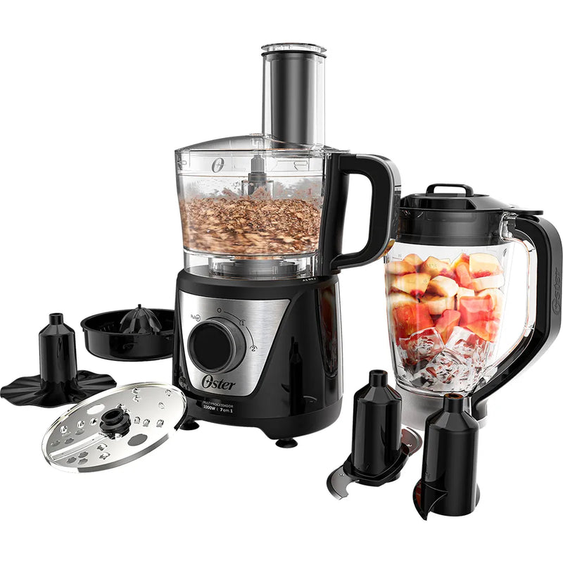 Multiprocessador de Alimentos Black 7 em 1 Oster