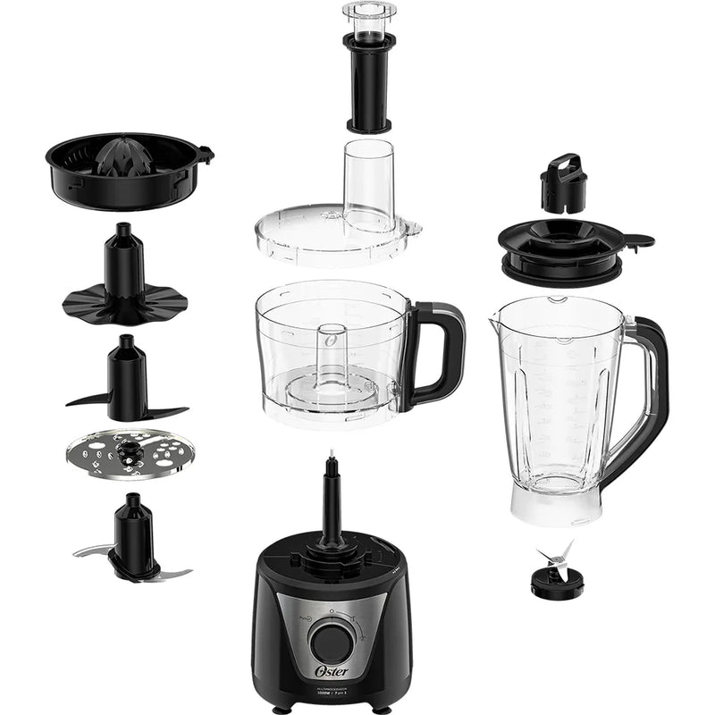 Multiprocessador de Alimentos Black 7 em 1 Oster