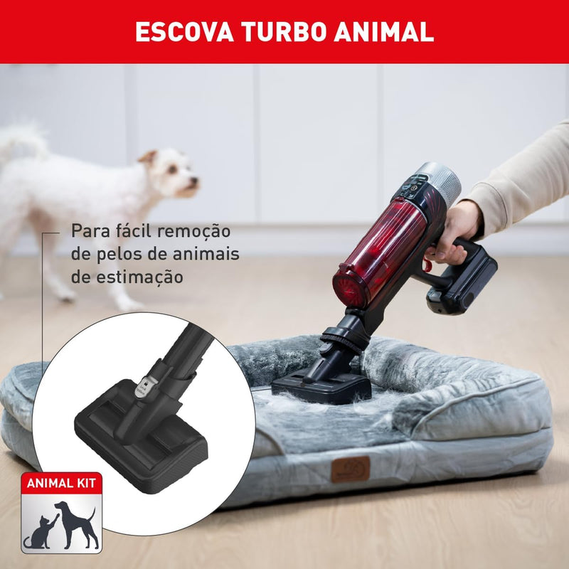 Aspirador de Pó Versatil Sem Fio Arno com Tubo Flexível e Ajuste Automático de Sucção e 7 Acessórios, RH20 Bivolt